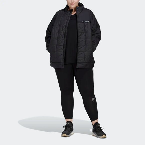 adidas Terrex Women's Multi Insulated Puffer Jacket Black 4XL $160 Value - Picture 5 of 11